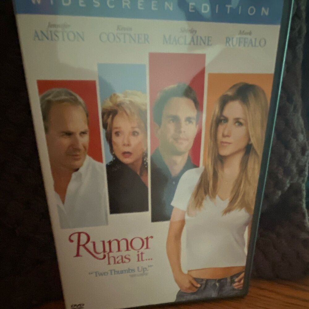 RUMOR HAS IT... DVD WIDESCREEN JENNIFER ANISTON KEVIN COSTNER RUFFALO